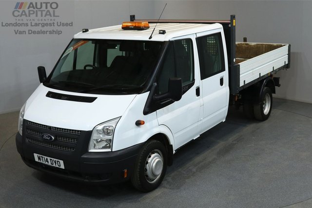 2014 14 FORD TRANSIT 2.2 350 124 BHP L3 LWB TIPPER