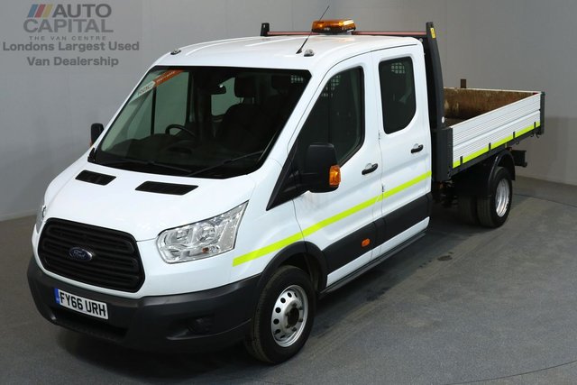 2016 66 FORD TRANSIT 2.2 350 DCB 124 BHP L3 LWB 7 SEATER TIPPER