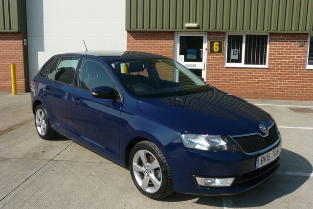 2016 16 Skoda Rapid 1.2 SPACEBACK SE TECH TSI 5d 109 BHP