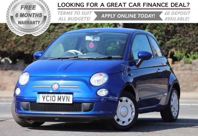 2010 10 Fiat 500 1.2 POP 3d 69 BHP