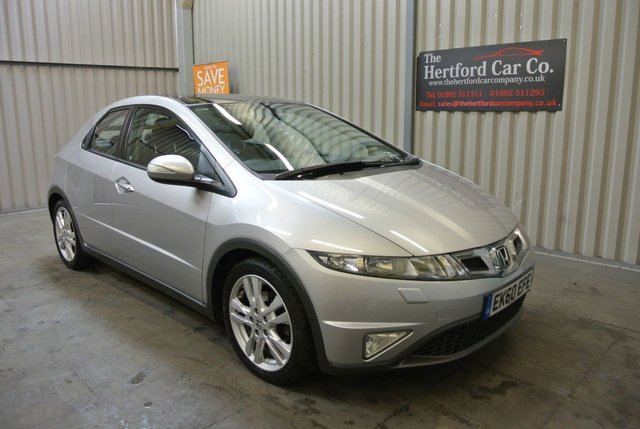 2010 60 Honda Civic 1.8 I-VTEC EX GT 5d AUTO 138 BHP