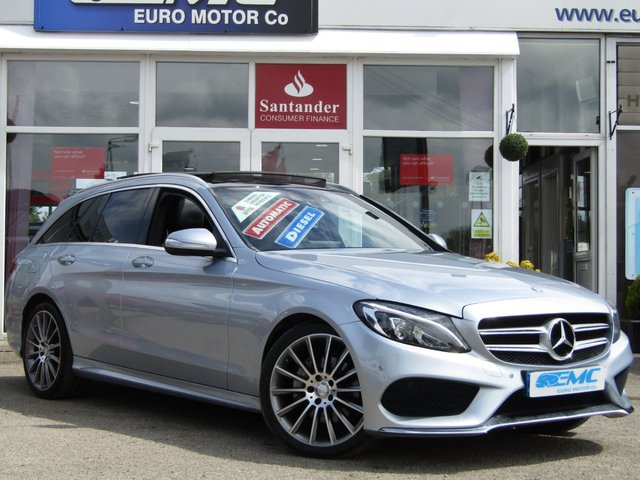 2015 64 Mercedes-Benz C Class 2.1 C220 BLUETEC AMG LINE PREMIUM PLUS 5d AUTO 170 BHP