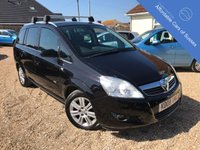 USED 2008 08 VAUXHALL ZAFIRA 1.8 DESIGN 5d 140 BHP Great Service History - 9 Stamps In Total