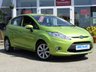 USED 2011 11 FORD FIESTA 1.4 ZETEC 16V 5d 96 BHP SQUEEZE GREEN MET, FSH, LOW MILES, JUST IN