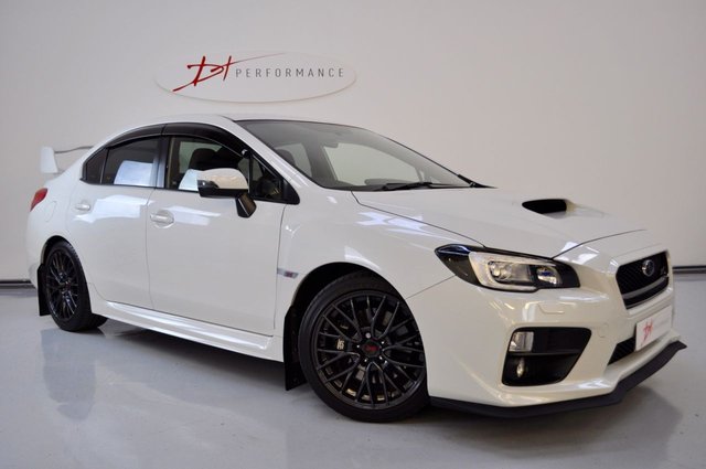 2014 14 Subaru Wrx Sti 2.5 STI TYPE UK AWD 4d 300 BHP PEARL WHITE