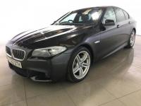 USED 2012 62 BMW 5 SERIES 3.0 530D M SPORT 4d Sat Nav/Black Leather/Rev Cam