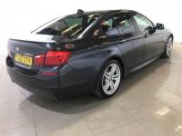 USED 2012 62 BMW 5 SERIES 3.0 530D M SPORT 4d Sat Nav/Black Leather/Rev Cam