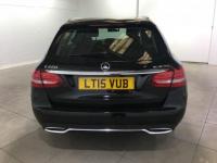 USED 2015 15 MERCEDES-BENZ C CLASS 2.1 C220 BLUETEC SPORT 5d  1 Owner/Sat Nav/Black Leather