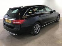 USED 2015 15 MERCEDES-BENZ C CLASS 2.1 C220 BLUETEC SPORT 5d  1 Owner/Sat Nav/Black Leather