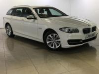 USED 2014 14 BMW 5 SERIES 2.0 520D SE TOURING 5d AUTO 181 BHP 1 Owner/Sat Nav/Leather