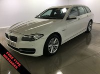 USED 2014 14 BMW 5 SERIES 2.0 520D SE TOURING 5d AUTO 181 BHP 1 Owner/Sat Nav/Leather