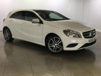 USED 2014 64 MERCEDES-BENZ A-CLASS 1.5 A180 CDI BLUEEFFICIENCY SPORT 5d 109 BHP PAN ROOF / WHITE