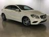 USED 2014 64 MERCEDES-BENZ A-CLASS 1.5 A180 CDI BLUEEFFICIENCY SPORT 5d 109 BHP PAN ROOF / WHITE