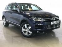 USED 2012 12 VOLKSWAGEN TOUAREG 3.0 V6 SE TDI BLUEMOTION TECHNOLOGY 5d Sat Nav/Black Leather