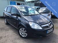 USED 2009 09 VAUXHALL ZAFIRA 1.6 DESIGN 16V 5d 105 BHP Previously Repaired Category D Vehicle - Great Spec