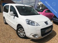 USED 2010 10 PEUGEOT PARTNER 1.6 TEPEE S HDI 5d 90 BHP Practical MPV in Glacier White Diesel
