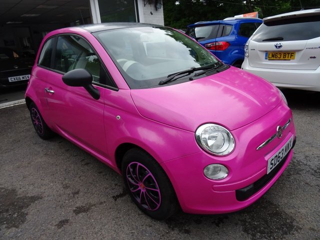 2013 63 Fiat 500 1.2 POP 3d 69 BHP *UNICORN PINK EDITION*