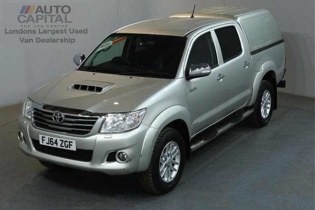 2014 64 TOYOTA HI-LUX 3.0 INVINCIBLE 4X4 169 BHP AUTO A/C SAT NAV LEATHER SEAT