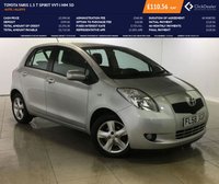 USED 2008 58 TOYOTA YARIS 1.3 T SPIRIT VVT-I MM 5d AUTO / ALLOYS