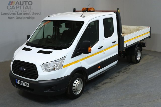 2016 66 FORD TRANSIT 2.2 350 DCB 124 BHP L3 LWB 7 SEATER TIPPER