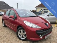 USED 2007 57 PEUGEOT 207 1.4 SE 5d 94 BHP 10 service stamps and full length Pano Glass Roof