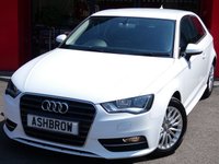USED 2015 65 AUDI A3 1.6 TDI ULTRA SE TECHNIK 3d 110 S/S SAT NAV, REAR ACOUSTIC PARKING SENSORS, CRUISE CONTROL, DAB DIGITAL RADIO, BLUETOOTH PHONE & MUSIC STREAMING, AUDI MUSIC INTERFACE FOR IPOD/USB DEVICES (AMI), LEATHER MULTIFUNCTION STEERING WHEEL, AIR CONDITIONING, CD HIFI WITH 2x SD CARD READERS, FRONT CENTRE ARM REST, TYRE PRESSURE MONITORING SYSTEM, 1 OWNER FROM NEW, FULL SERVICE HISTORY, BALANCE OF MANUFACTURERS WARRANTY, &pound;0 ROAD TAX (89 G/KM)