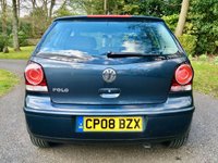 USED 2008 08 VOLKSWAGEN POLO 1.2 MATCH 5d 59 BHP/AIRCON/ALLOYS/X4 AIRBAGS/EXTENSIVE SERVICE HISTORY/X2 NEW TYRES BEAUTIFULLY KEPT WITH LAST SERVICED @59,400 MILES,,LOOKERS GUILDFORD,,,MORE POLO'S AVAILABLE GO TO BENCLARKAUTOMOBILES.CO.UK--