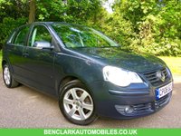 USED 2008 08 VOLKSWAGEN POLO 1.2 MATCH 5d 59 BHP/AIRCON/ALLOYS/X4 AIRBAGS/EXTENSIVE SERVICE HISTORY/X2 NEW TYRES BEAUTIFULLY KEPT WITH LAST SERVICED @59,400 MILES,,LOOKERS GUILDFORD,,,MORE POLO'S AVAILABLE GO TO BENCLARKAUTOMOBILES.CO.UK--