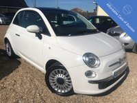 USED 2009 59 FIAT 500 1.2 LOUNGE 3d 69 BHP Low Mileage, Pano Roof, bluetooth and A/C
