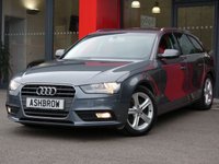 USED 2015 15 AUDI A4 AVANT 2.0 TDI ULTRA SE TECHNIK 5d 163 S/S UPGRADE AUDI DRIVE SELECT, UPGRADE FRONT SPORT SEATS WITH ELECTRIC LUMBAR SUPPORT, UPGRADE LEATHER 3 SPOKE SPORT MULTIFUNCTION STEERING WHEEL, HDD SAT NAV WITH JUKEBOX & DVD PLAYBACK (MMI NAVIGATION PLUS), FULL LEATHER INTERIOR, DAB RADIO, WIRELESS LAN CONNECTION (WLAN), BLUETOOTH MOBILE PHONE PREP WITH MUSIC STREAMING, AUDI MUSIC INTERFACE,FRONT & REAR PARKING SENSORS WITH DISPLAY, ELECTRIC TAILGATE, CRUISE CONTROL, LIGHT & RAIN SENSORS, 1 OWNER, FULL AUDI HISTORY, &pound;30 ROAD TAX