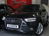 USED 2014 64 AUDI Q3 2.0 TDI QUATTRO S LINE PLUS 5d AUTO 177 S/S SAT NAV, FRONT & REAR PARKING SENSORS WITH DISPLAY, BLACK LEATHER ALCANTARA INTERIOR, CRUISE CONTROL, DAB RADIO, BLUETOOTH PHONE & MUSIC STREAMING,  QUATTRO 4 WHEEL DRIVE, 19 INCH 5 SEGMENT SPOKE ALLOYS, LED XENON LIGHTS, PRIVACY GLASS, LEATHER 3 SPOKE SPORTS MULTIFUNCTION TIPTRONIC STEERING WHEEL, AUTO LIGHTS & WIPERS WITH AUTO DIMMING REAR VIEW MIRROR, AUDI MUSIC INTERFACE, 1 OWNER FROM NEW, FULL AUDI SERVICE HISTORY