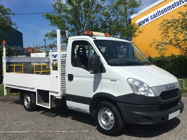 2012 12 Iveco Daily  Iveco Daily 2.3TD 35S13 Mwb Dropside+T/Lift Alloy body Rwd [ 3450wb ] Ex Highway maintenace Delivery 