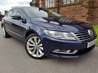 USED 2013 13 VOLKSWAGEN CC 2.0 GT TDI BLUEMOTION TECHNOLOGY DSG 4d AUTO 175 BHP ++ FULL HEATED LEATHER ++ FULL SERVICE HISTORY ++ IMMACULATE ++