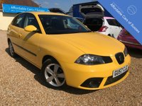 USED 2007 57 SEAT IBIZA 1.2 REFERENCE SPORT 12V 5d 69 BHP Rare low mileage - FSH 10 service stamps - Yellow
