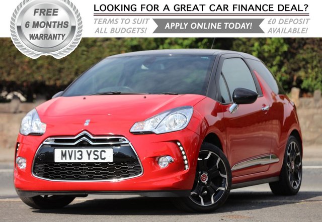 2013 13 Citroen DS3 1.6 DSTYLE PLUS 3d 120 BHP
