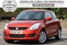 USED 2012 62 SUZUKI SWIFT 1.2 SZ3 3d 94 BHP +++ FREE 6 months Autoguard Warranty included in screen price +++