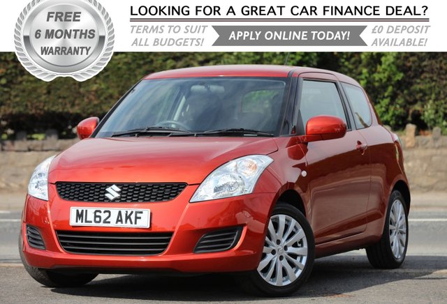 2012 62 Suzuki Swift 1.2 SZ3 3d 94 BHP