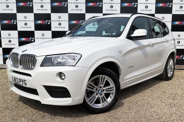 2013 13 BMW X3 3.0 XDRIVE30D M SPORT 5d AUTO 255 BHP