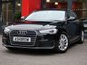 USED 2015 64 AUDI A6 SALOON 2.0 TDI ULTRA SE 4d AUTO 190 S/S &pound;20 TAX, 1 OWNER FROM NEW, XENON HEADLIGHTS W/ LED DAYTIME RUNNING LIGHTS, SAT NAV, DAB, FULL BLACK LEATHER, FRONT + REAR PARKING SENSORS W/ DISPLAY, BLUETOOTH W/ AUDIO STREAMING, SDS VOICE COMMAND, AUDI MUSIC INTERFACE, AUDI DRIVE SELECT, AUTO HOLD, CRUISE, 4 ZONE CLIMATE A/C, LEATHER MULTI FUNCTION STEERING WHEEL W/ PADDLE SHIFT, TYRE PRESSURE MONITORING, SD READER X2, AUTO LIGHTS + WIPERS, AUTO DIMMING REAR VIEW, ELECTRICALLY ADJUSTABLE HEATED DOOR MIRRORS, DIS W/ DIGI SPEED DISPLAY, VAT Q.