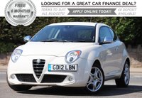 USED 2012 12 ALFA ROMEO MITO 1.4 TB MULTIAIR DISTINCTIVE 3d 105 BHP +++ FREE 6 months Autoguard Warranty included in screen price +++