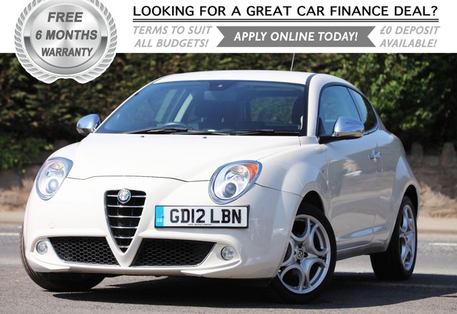 2012 12 Alfa Romeo Mito 1.4 TB MULTIAIR DISTINCTIVE 3d 105 BHP