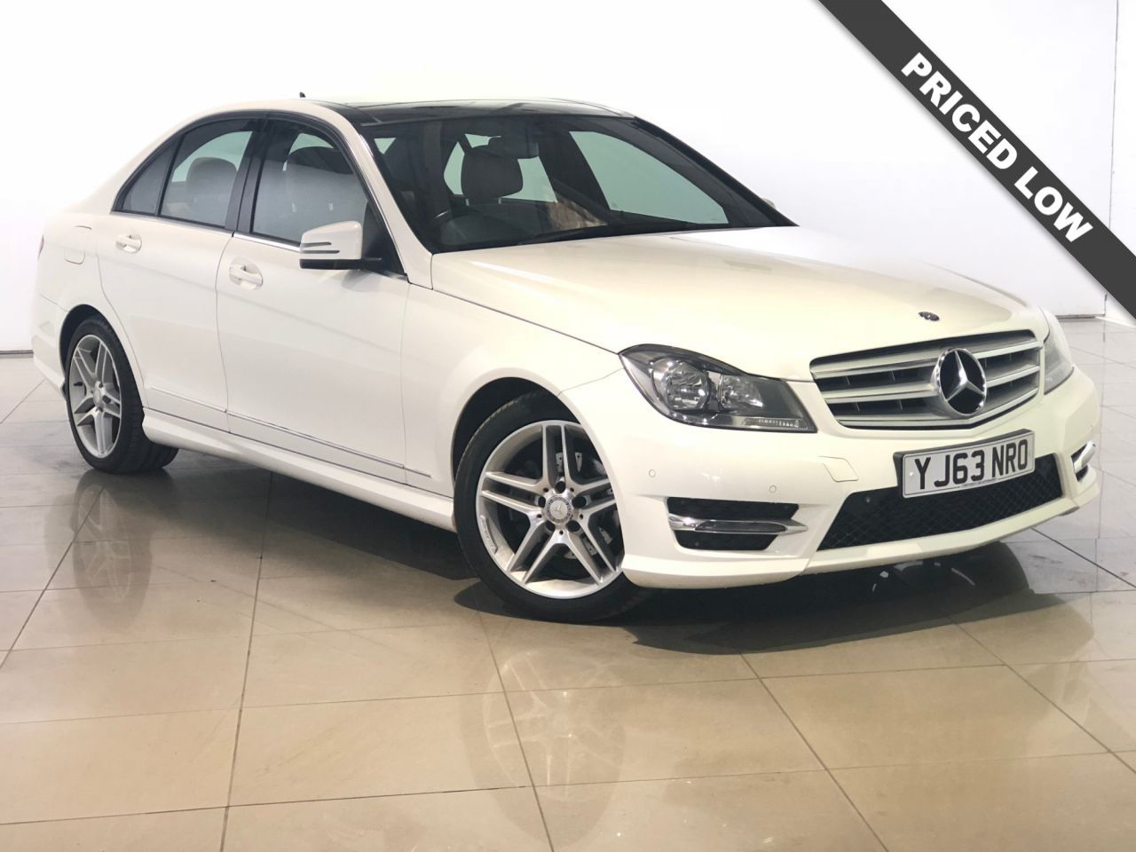 USED 2013 63 MERCEDES-BENZ C CLASS 2.1 C220 CDI BLUEEFFICIENCY AMG SPORT 4d 168 ...
