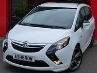 USED 2014 64 VAUXHALL ZAFIRA TOURER 2.0 CDTI SRI 5d 163 BHP 7 SEATS SAT NAV, 163 BHP VARIANT, 7 SEATS, REAR VIEW CAMERA, FRONT & REAR PARKING SENSORS, 19 INCH ALLOY WHEELS, CRUISE CONTROL, DAB RADIO, BLUETOOTH, VXR STYLING BODY KIT, BLACK CLOTH INTERIOR, SPORT STYLE SEATS WITH ELECTRIC LUMBAR SUPPORT, LEATHER FLAT BOTTOM MULTIFUNCTION STEERING WHEEL, AUTO HEADLIGHTS, AUTO DIMMING REAR VIEW MIRROR, AIR CONDITIONING, LEATHER FRONT CENTRE ARM REST, ILLUMINATING VANITY MIRRORS, ALUMINIUM PEDALS, GOOD SERVICE HISTORY, LOW MILEAGE, HPI CLEAR