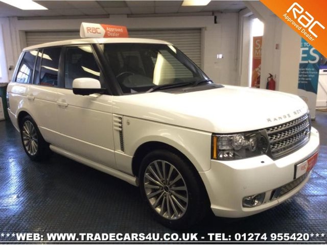 2011 61 Land Rover Range Rover 4.4 TDV8 VOGUE SE 8 SPEED IN WHITE