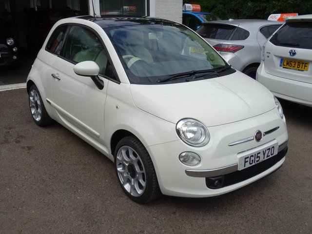 2015 15 Fiat 500 1.2 LOUNGE 3d 69 BHP