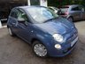 USED 2014 63 FIAT 500 1.2 POP 3d 69 BHP Finished in rare Midnight Indigo Blue with Optional Blue & Me - Bluetooth/Telephone Hands-Free Kit with USB Connection + Auxiliary Input. Full Service History (Fiat + ourselves), Minimum 8 months MOT, One Previous Owner, Great on fuel economy! Only &pound;30 Road Tax! Low Insurance Group!