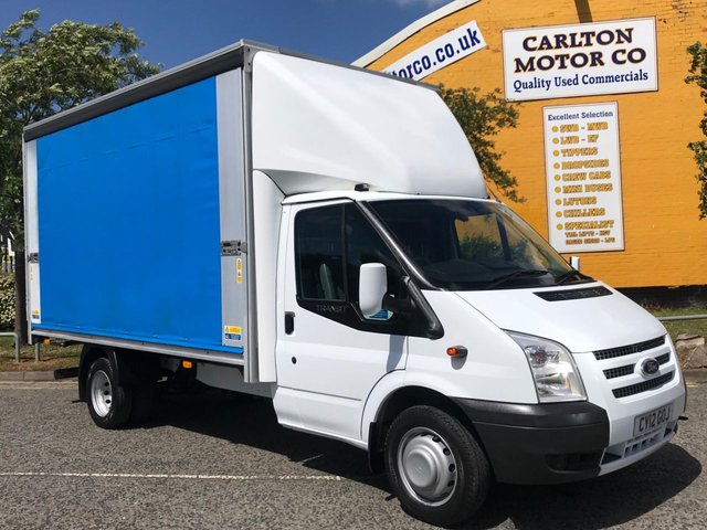 2012 12 Ford Transit 2.2 350EF CURTAINSIDER+ T/LIFT DRW EX LEASE