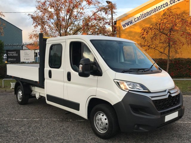 2015 15 Citroen Relay 2.2 35 L3 HDI 130 C/Cab Dropside 10ft Alloy Body Toolstore