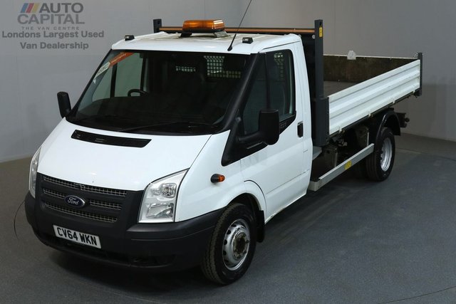 2014 64 FORD TRANSIT 2.2 460 M 153 BHP L3 LWB TIPPER GROSS WEIGHT 4600 KG