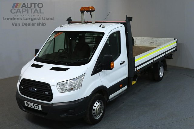 2015 15 FORD TRANSIT 2.2 350 124 BHP L4 EXTRA LWB DROPSIDE LORRY